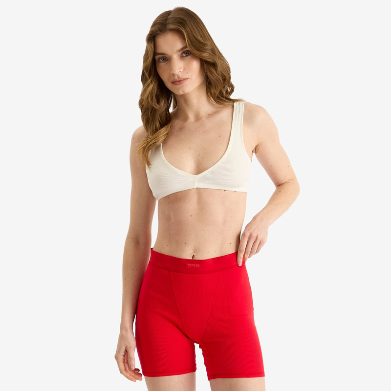 SKIMS Cotton Rib Bralette 2
