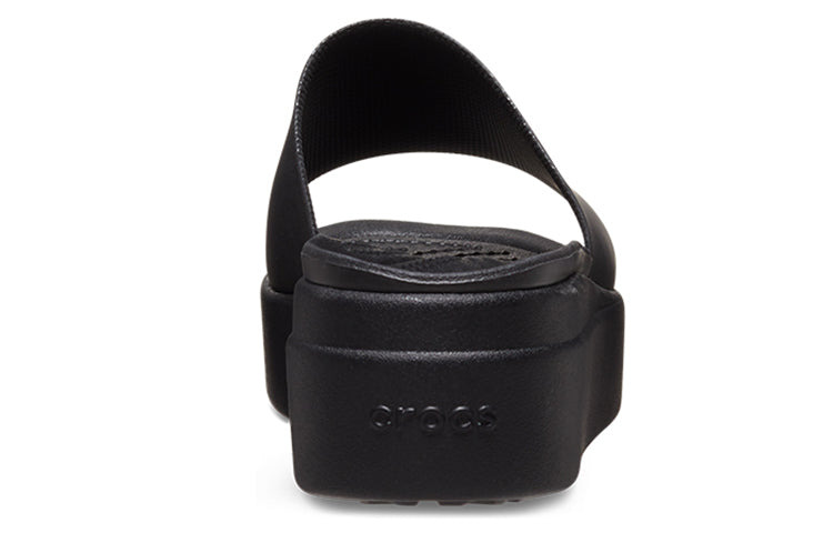 (WMNS) Crocs Brooklyn Slide 'Black' 208728-001 - 6