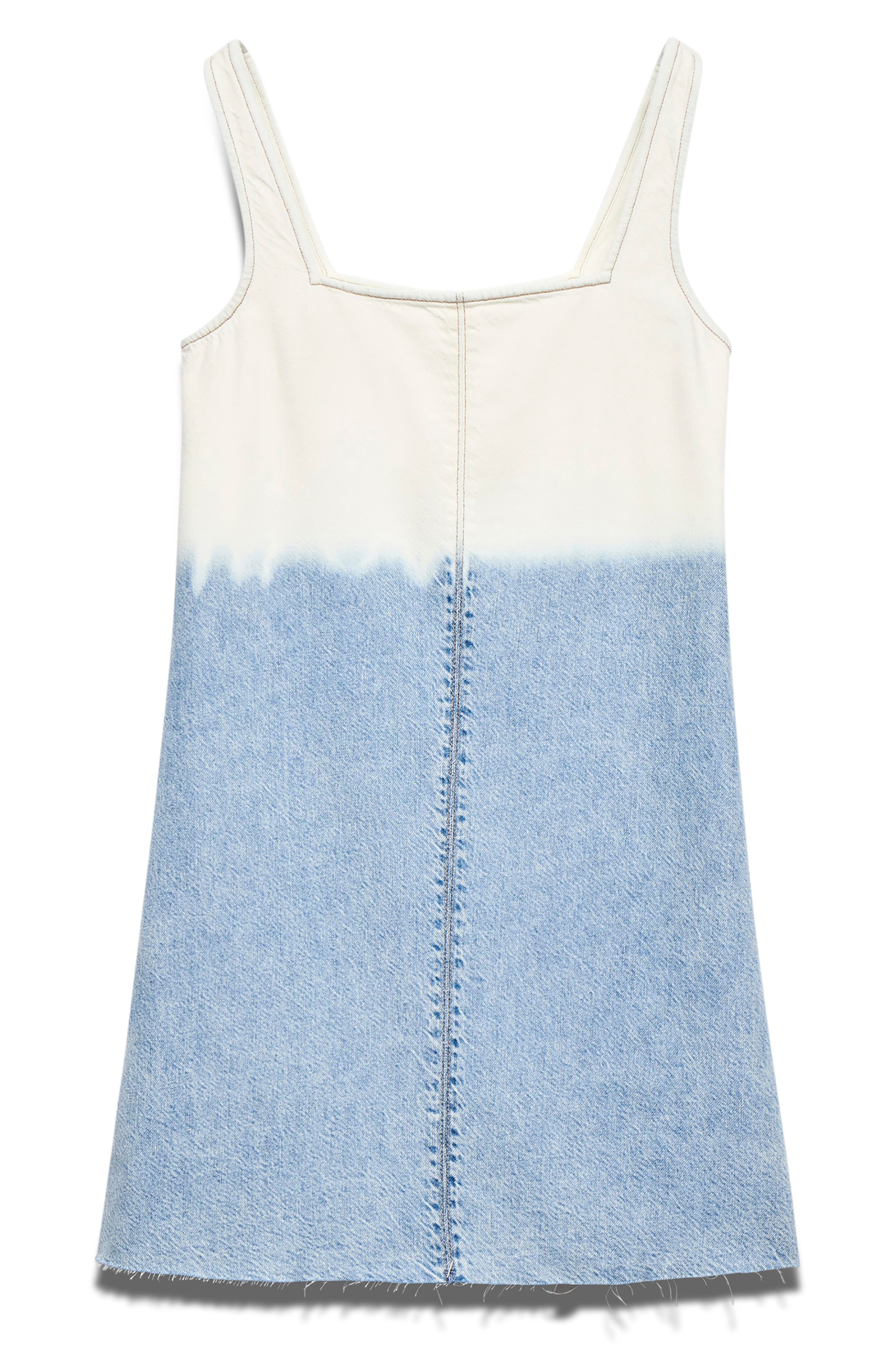 rag & bone Jayde Sleeveless Denim Minidress in Blue at Nordstrom - 4
