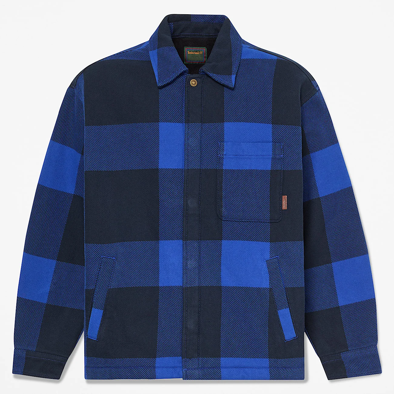 Men's Fleece-Lined Checkered Overshirt - 1