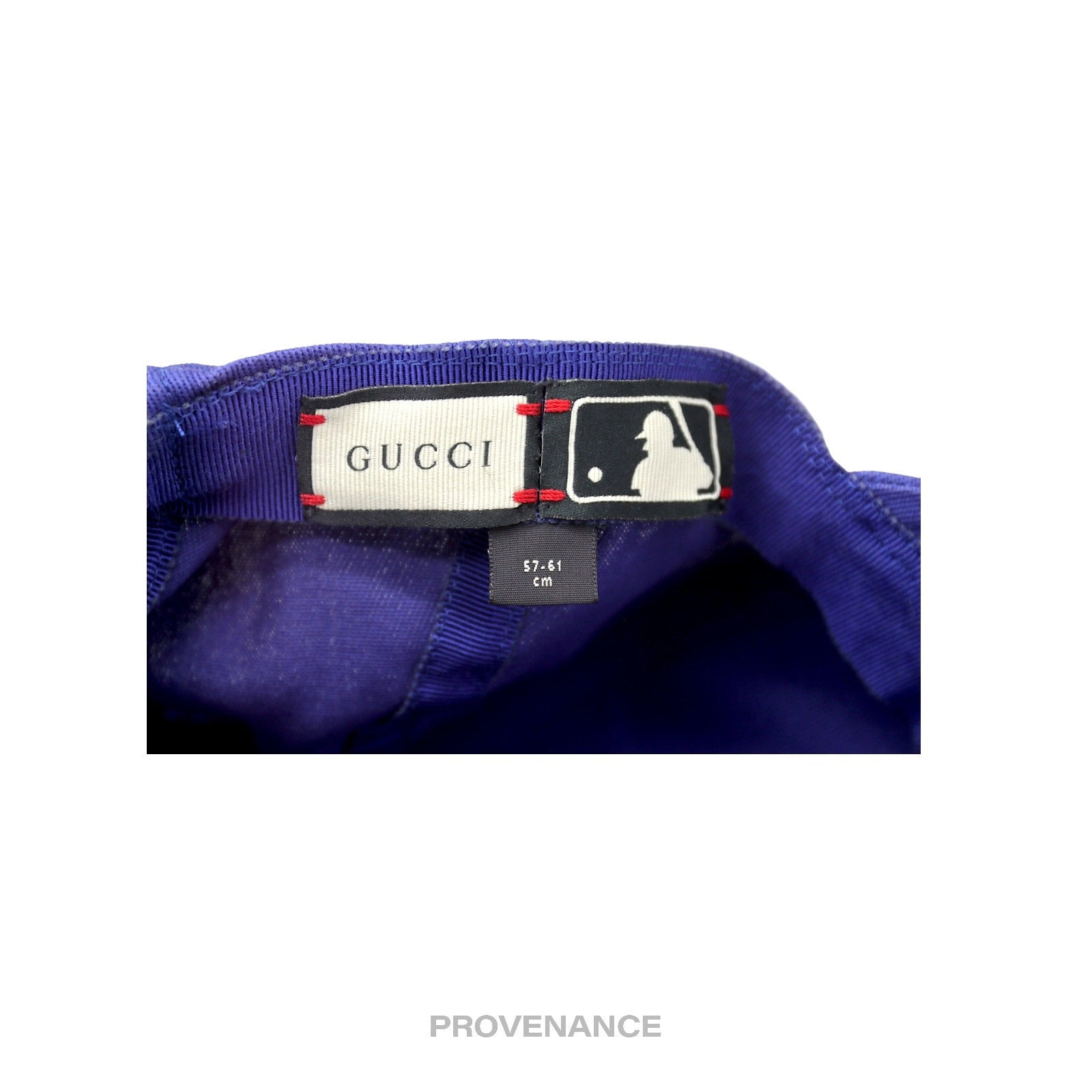 Gucci x NY Yankees Embroidered Hat Cap - Blue with Moth - 8