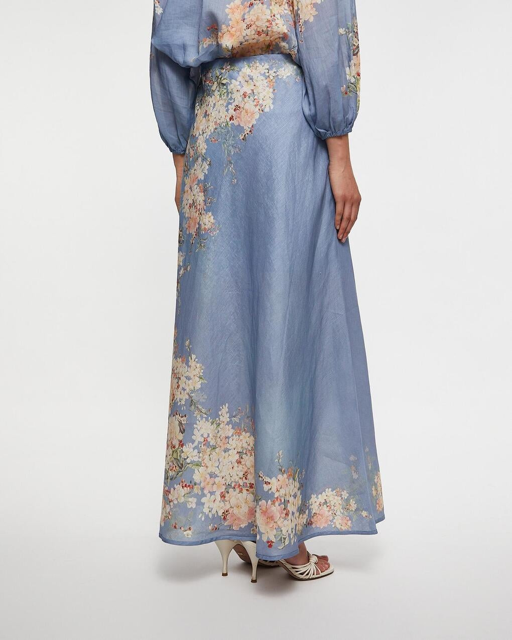 Skirt Cascadian Bias Blue - 4