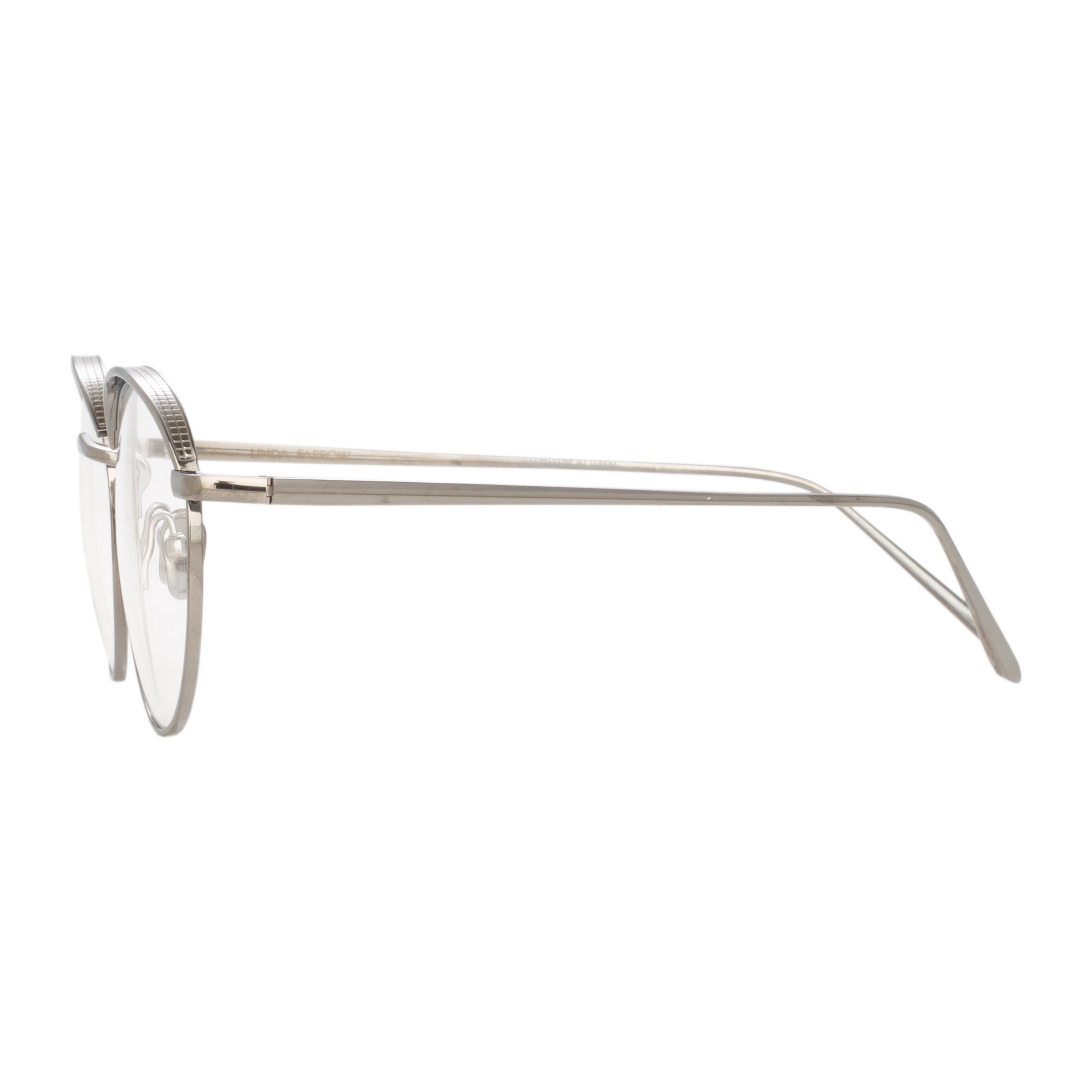 THE MARLON | OVAL OPTICAL FRAME IN WHITE GOLD (C6) - 5