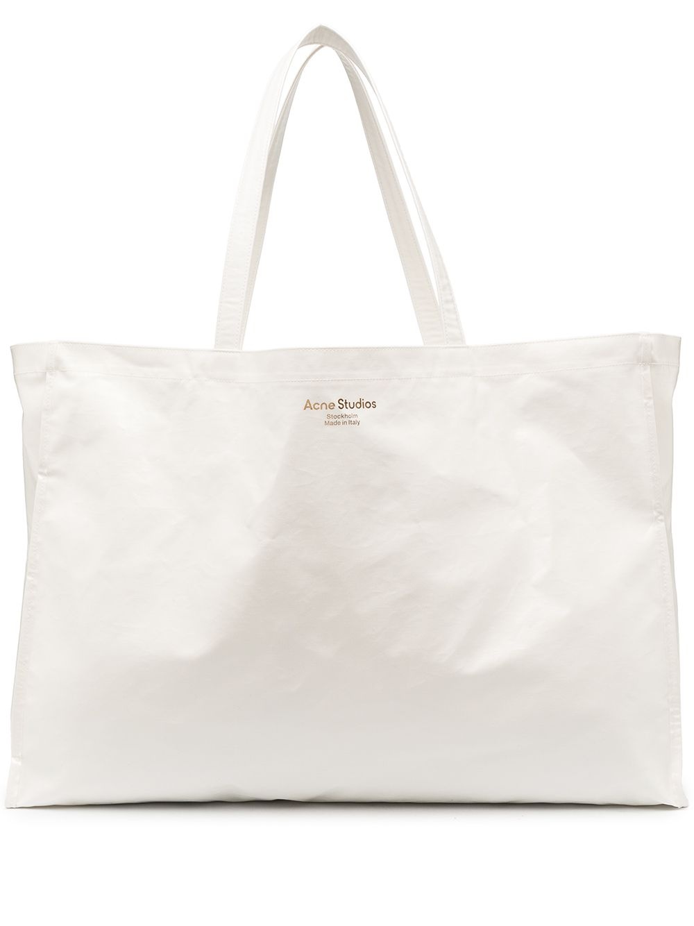 oversized logo-print tote bag - 1