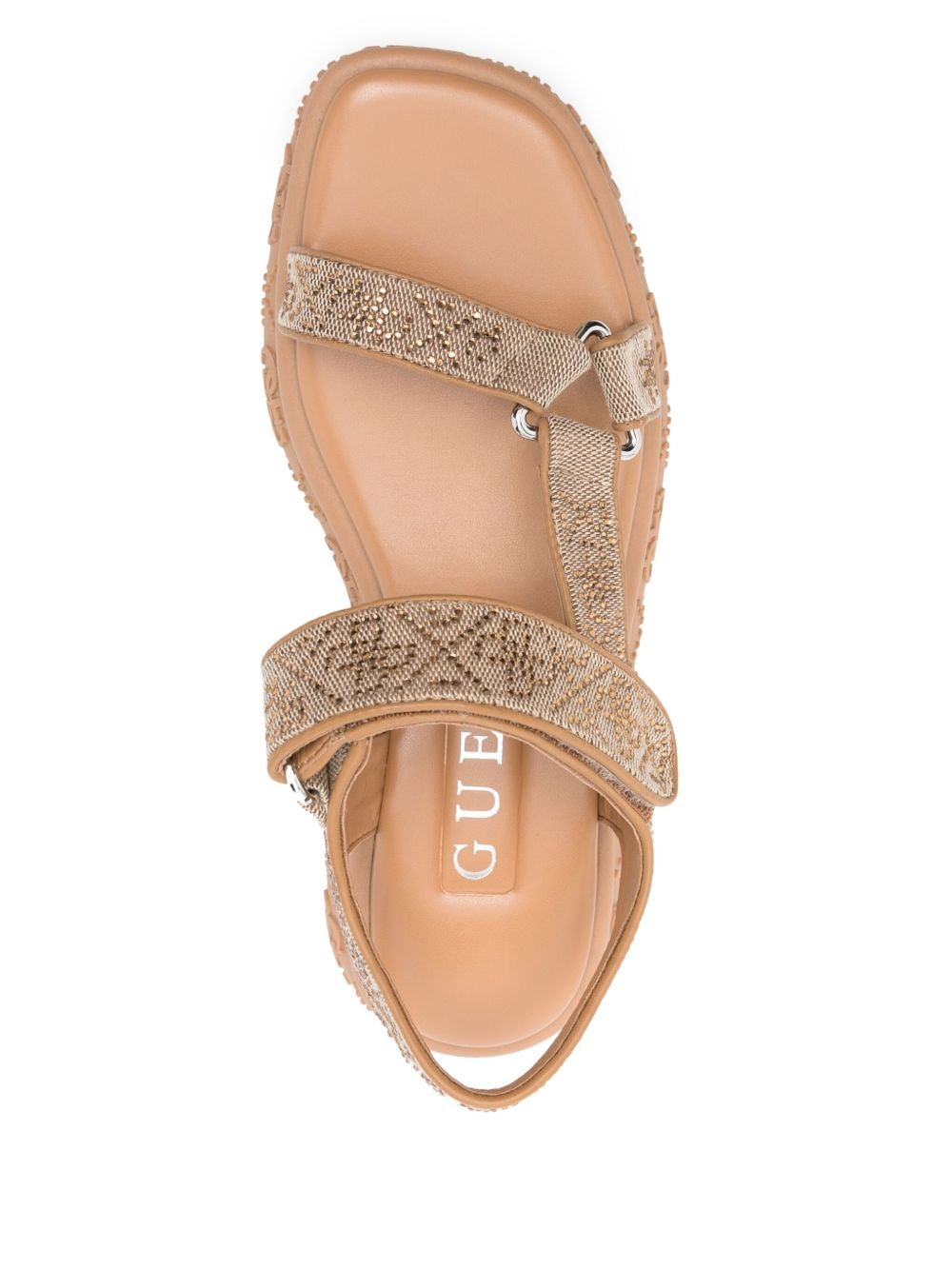 crystal-embellished sandals - 4