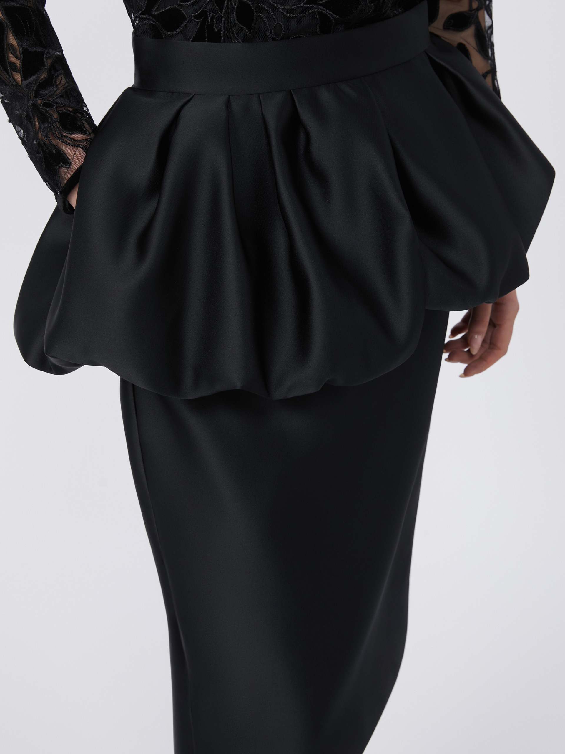 OSSIDO Duchesse pencil skirt - 5