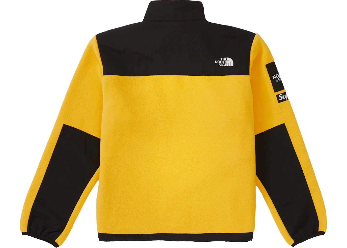 Supreme The North Face Arc Logo Denali Fleece Jacket Yellow - 2