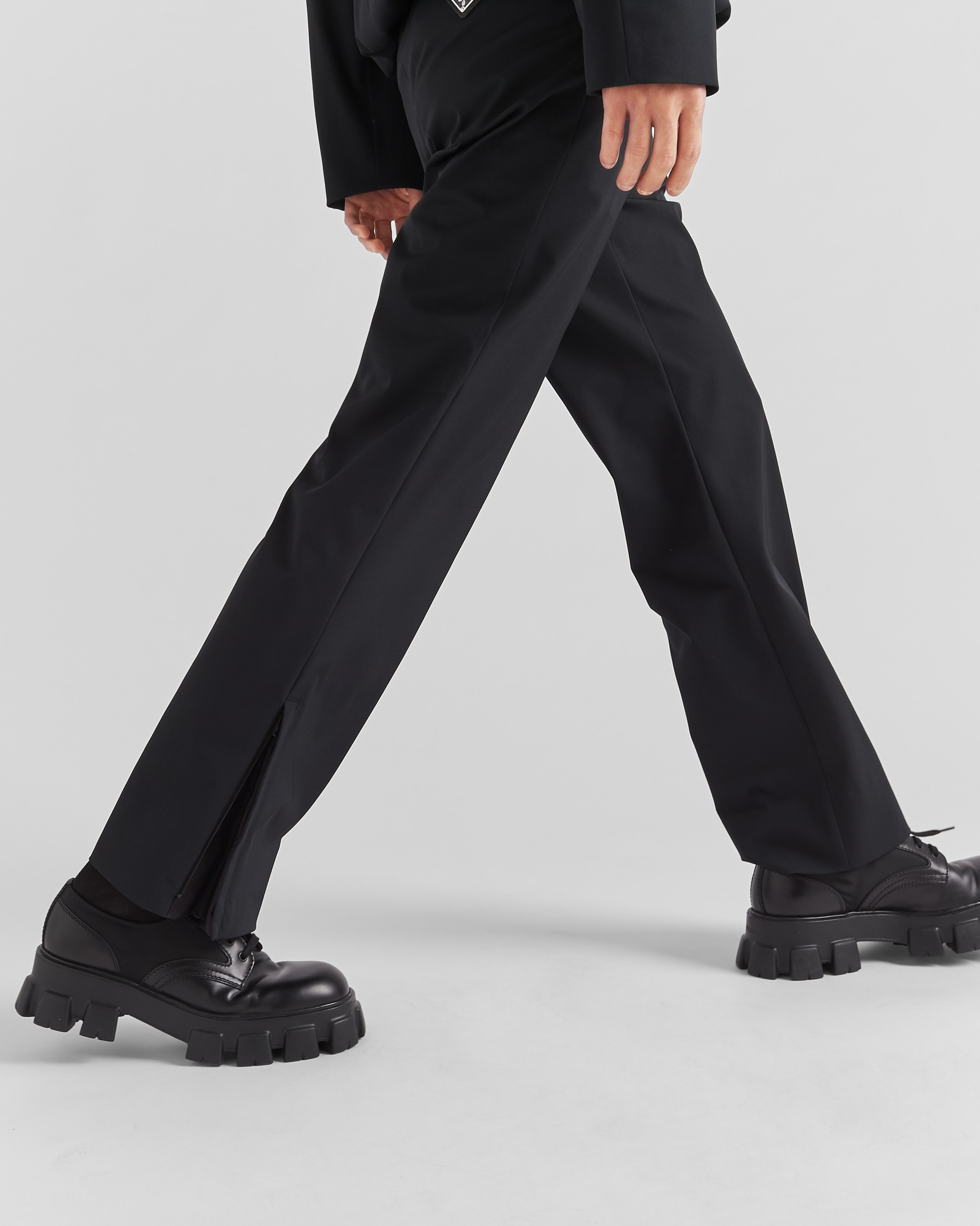 Stretch technical fabric pants - 3