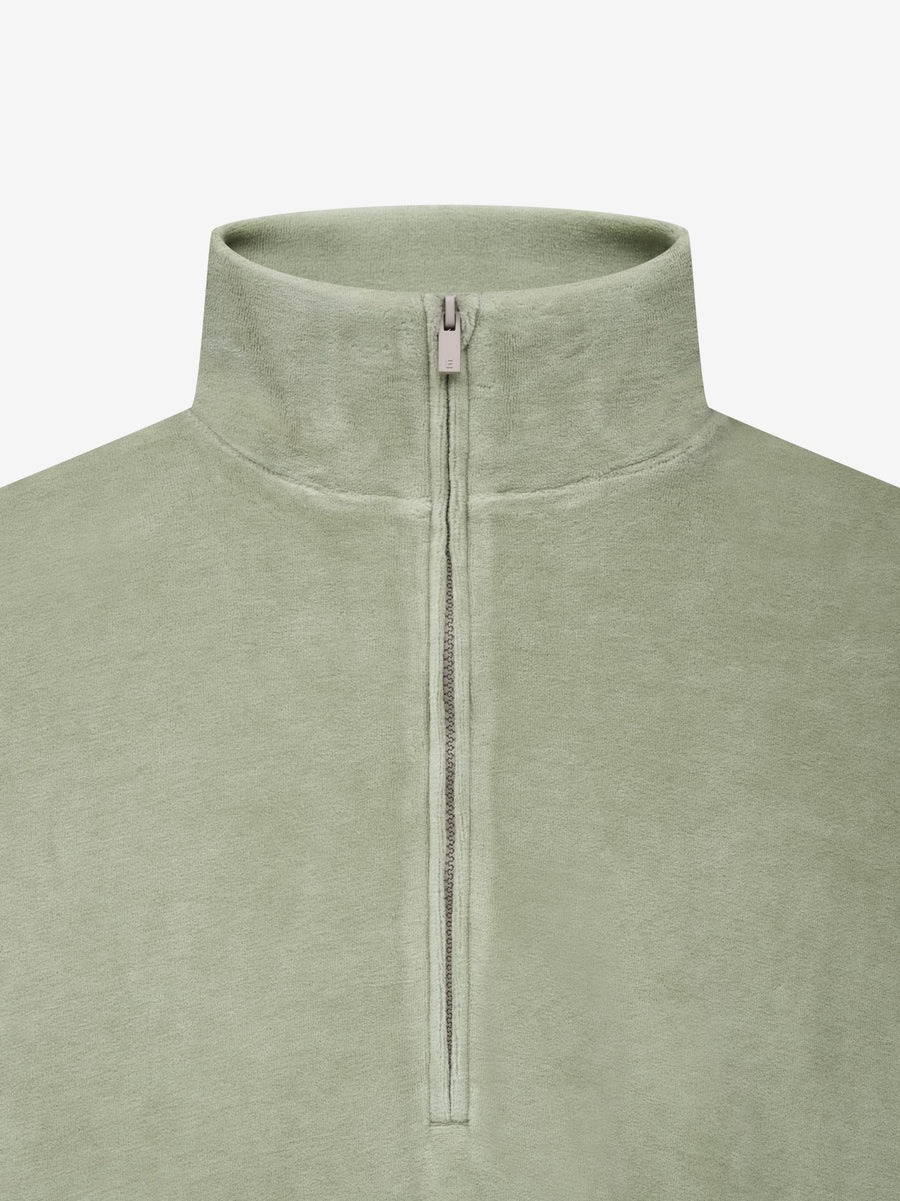 Womens Velour Mockneck - 3