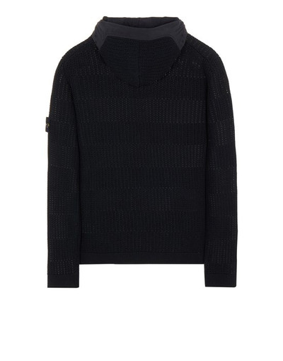 Stone Island 508D3 STITCH IN MERCERISED COTTON/LINEN BLACK outlook