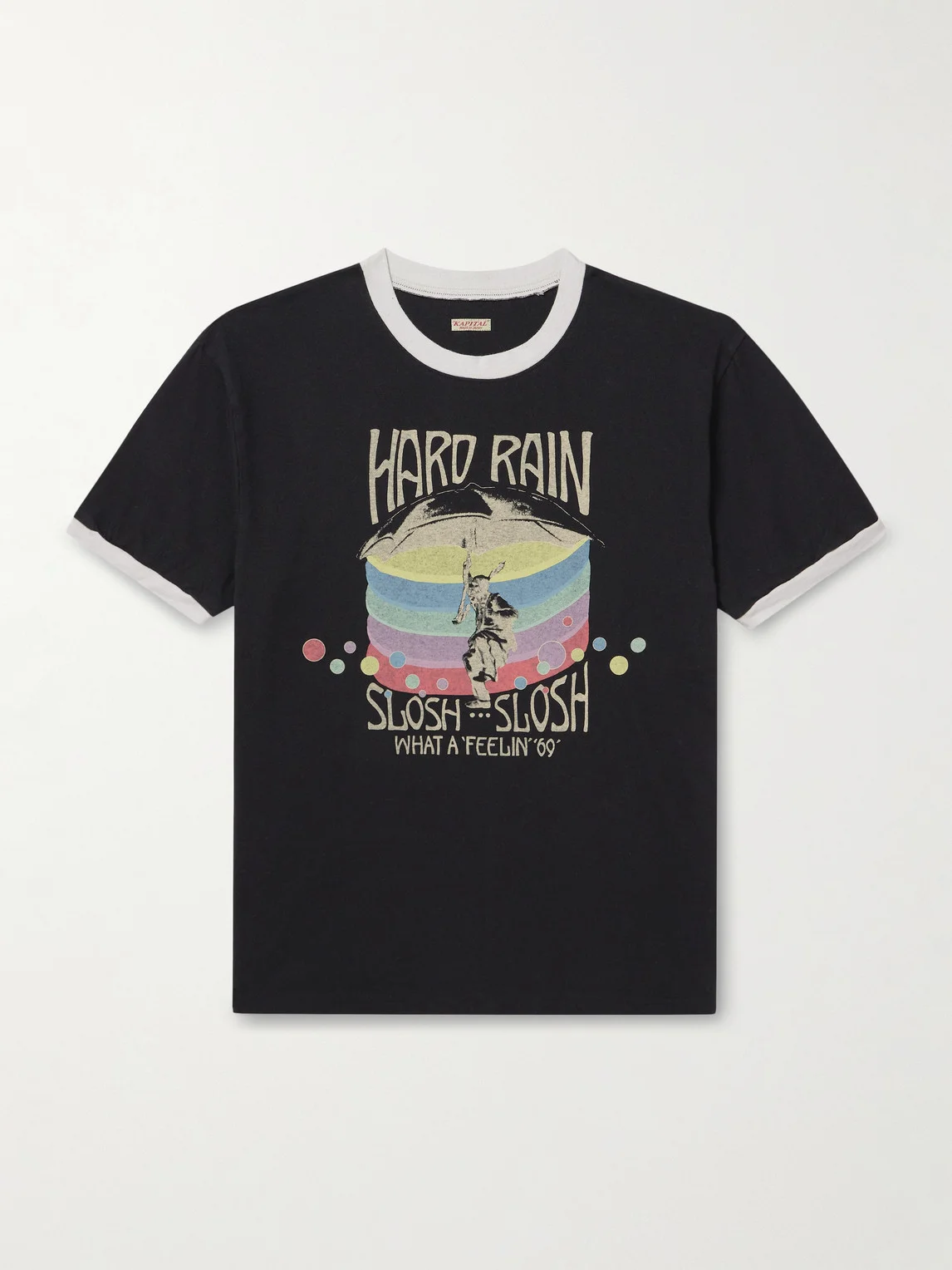 Hard Rain Sundance Printed Cotton-Jersey T-Shirt - 1