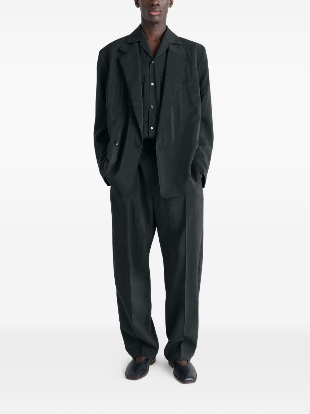 PLEATED BELTED TROUSERS - 2
