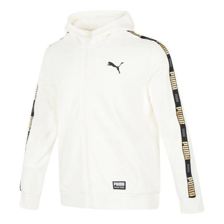 Puma Handwriting Label Jacket 'White' 539532-93 - 1