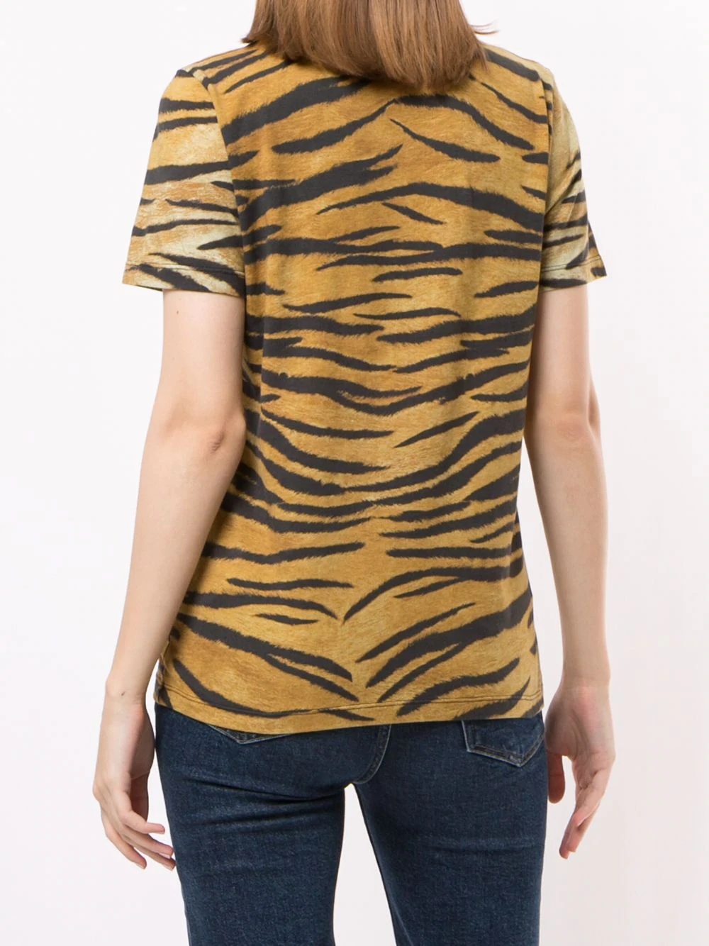 animal print T-shirt - 4