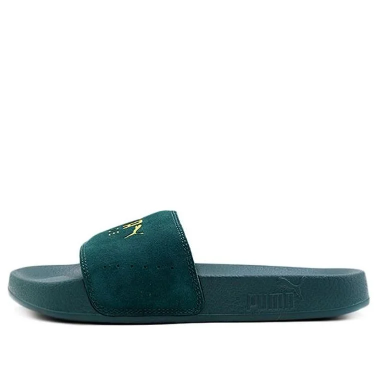 PUMA Leadcat Suede Green Unisex Slippers 365758-09 - 1