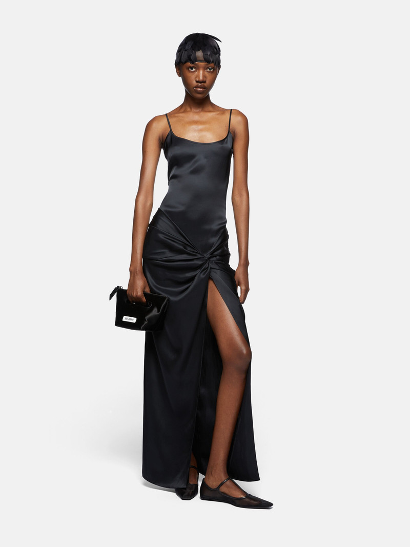 THE ATTICO BLACK MIDI DRESS outlook