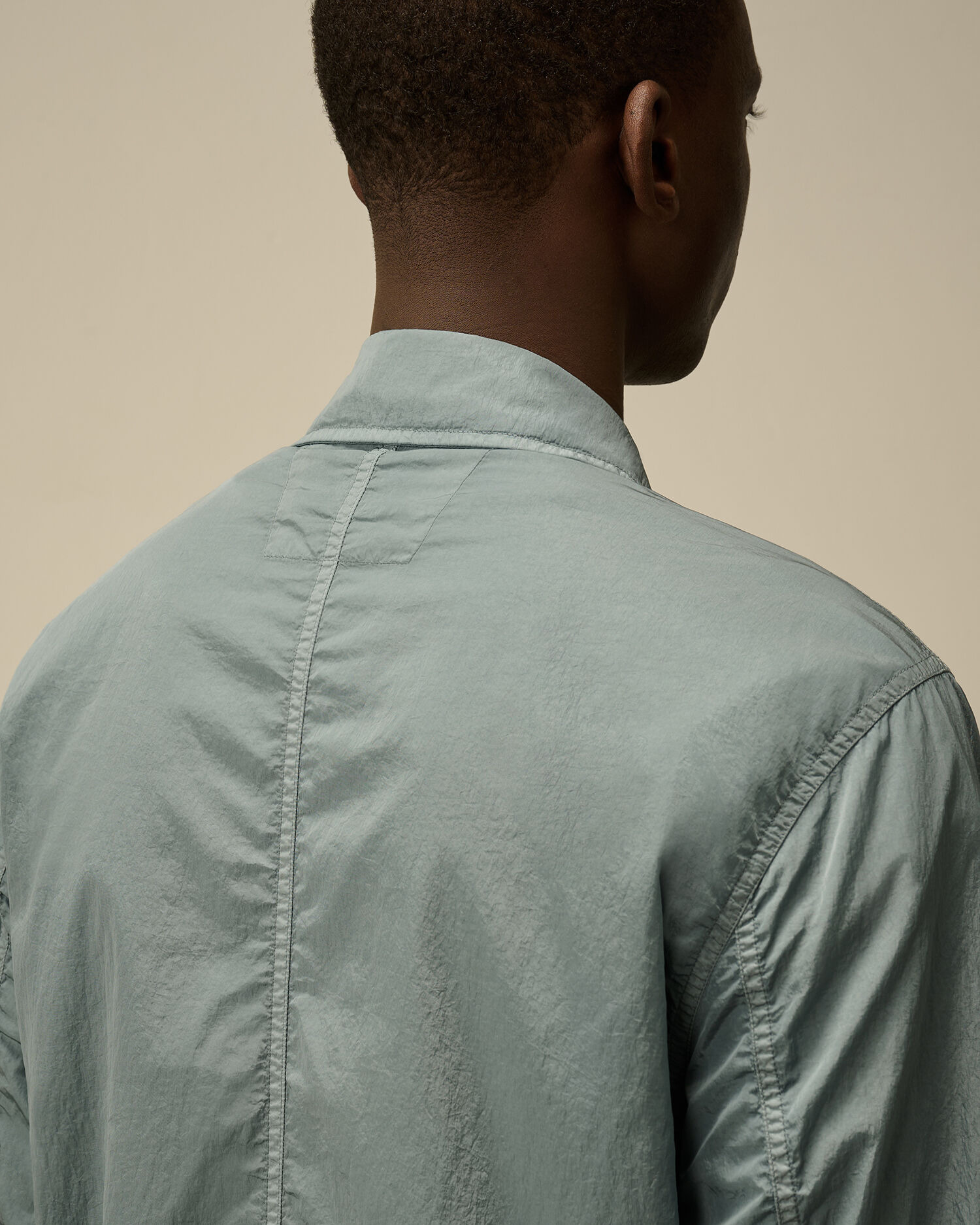 Chrome-R Chest Zip Pockets Overshirt - 6