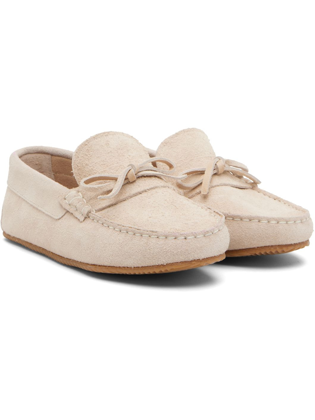SSENSE Exclusive Beige Spike Loafers - 4