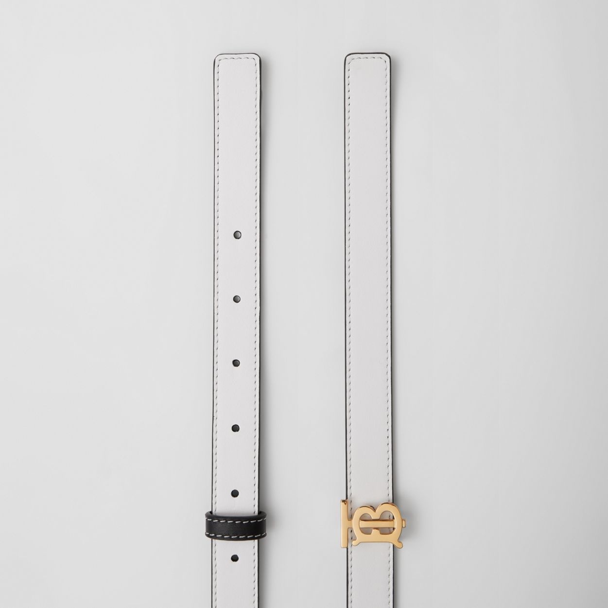 Reversible Monogram Motif Leather Belt - 7