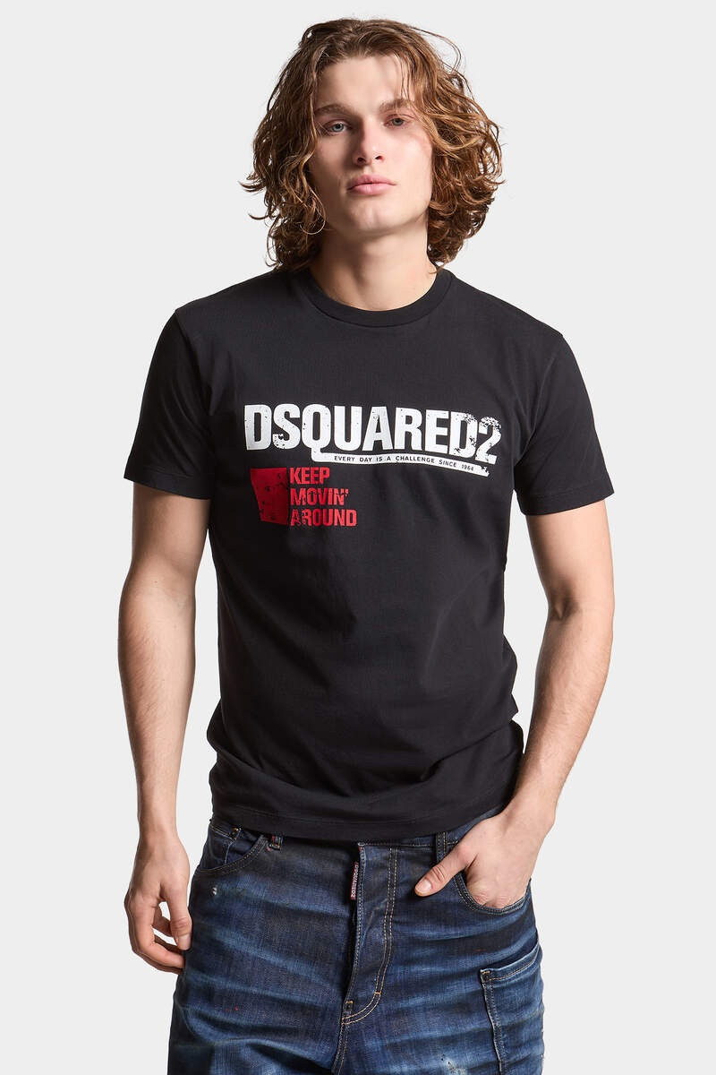 DSQUARED2 KEEP MOVING AROUND COOL FIT T-SHIRT 3