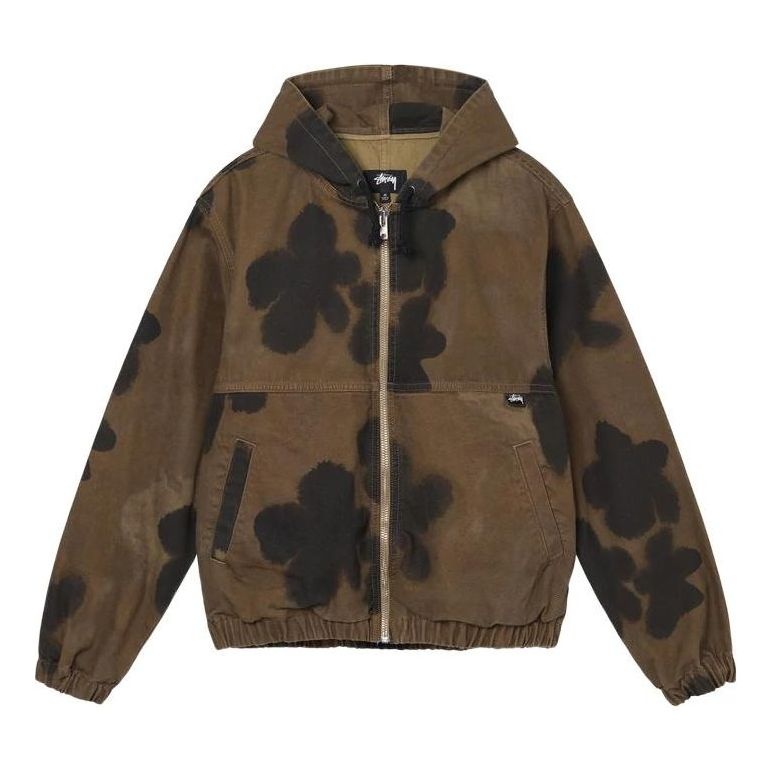 Stussy Floral Dye Work Jacket 'Brown' 115642 - 1