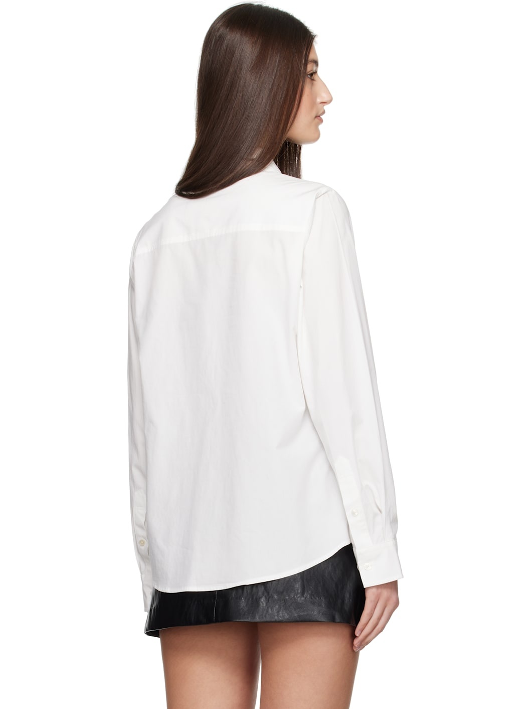 White Essential Slim Shirt - 3