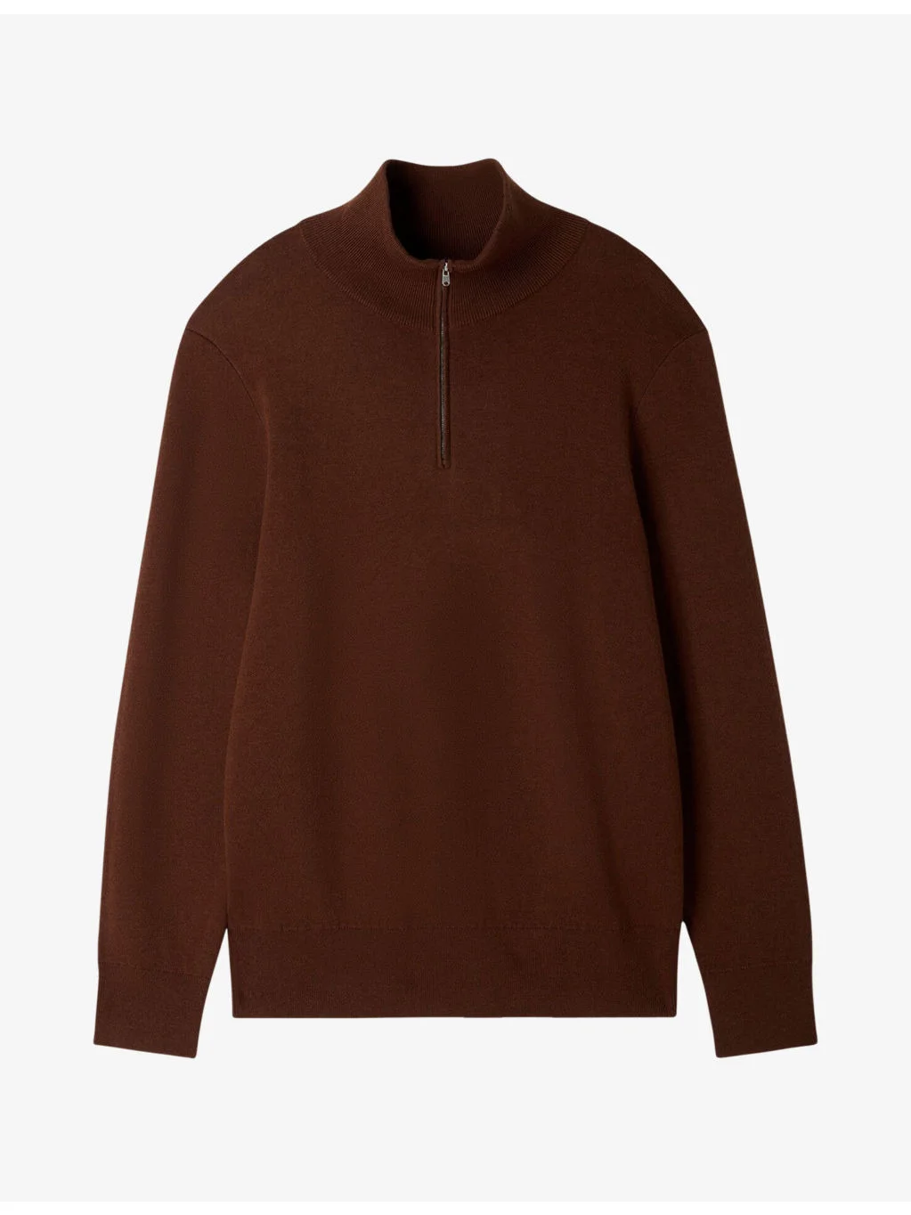 Boxy Stand-Collar Cotton and Wool-Blend Jumper - 1
