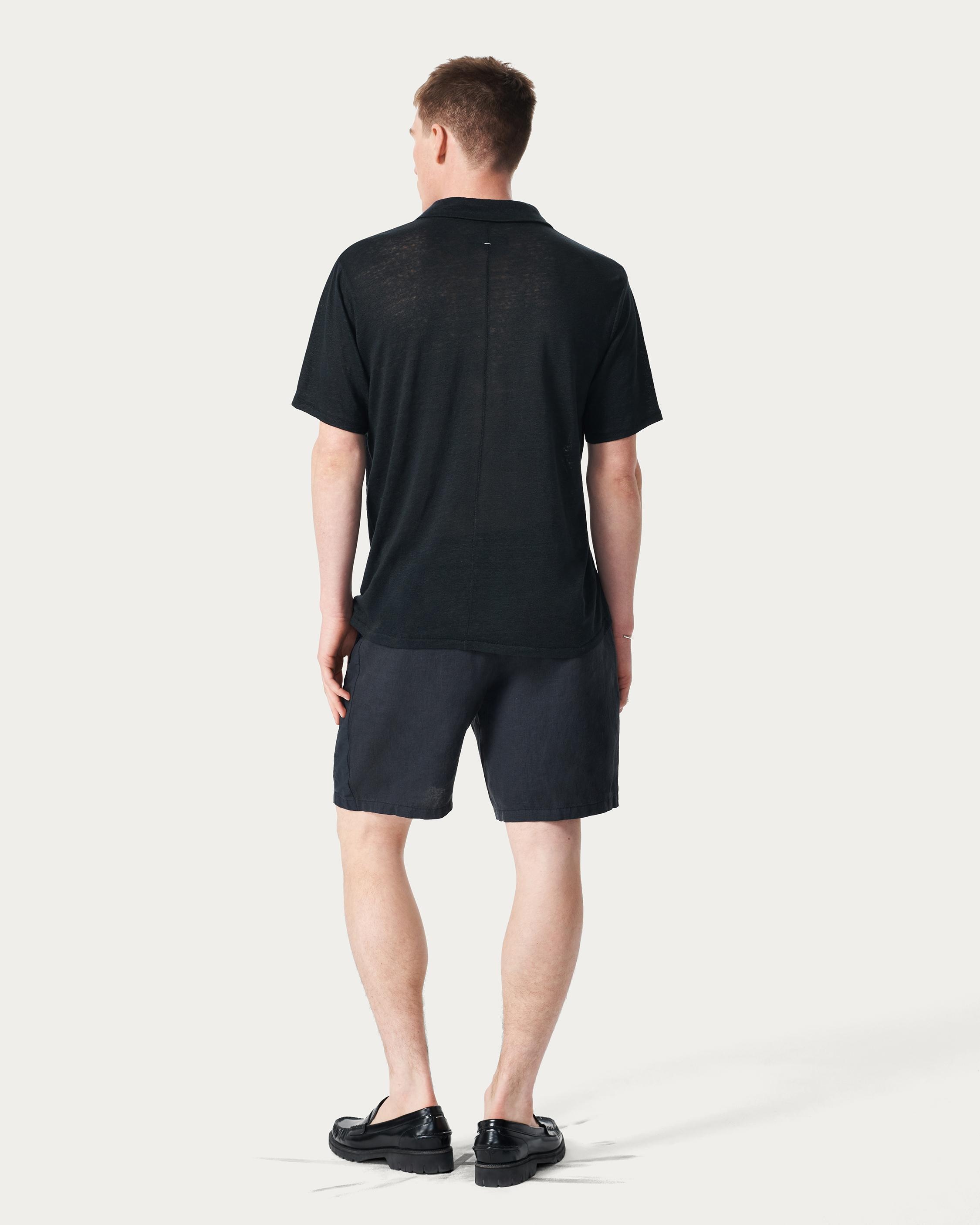 Linen Johnny Collar Polo - 6