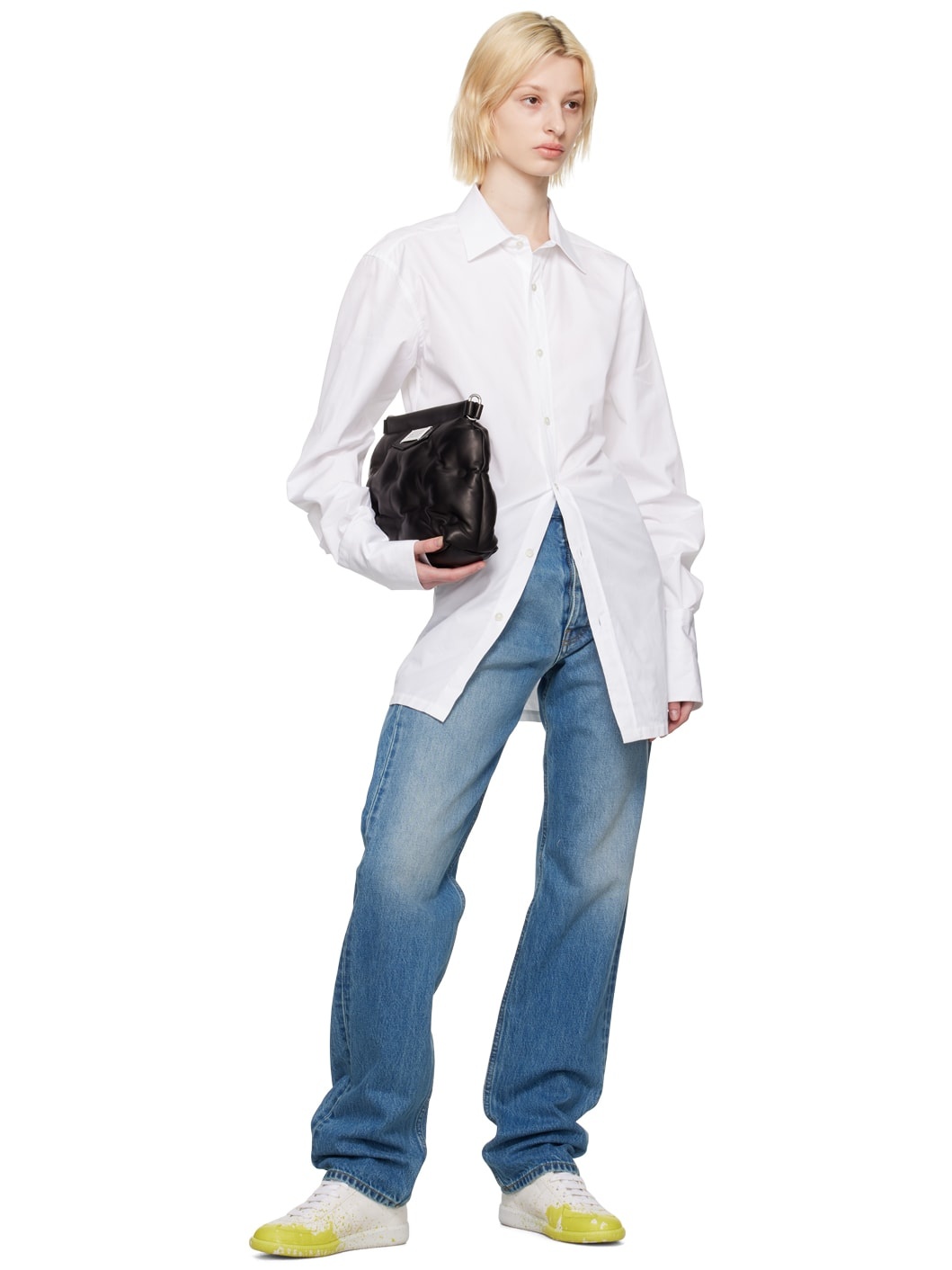 Blue Straight-Leg Jeans - 4