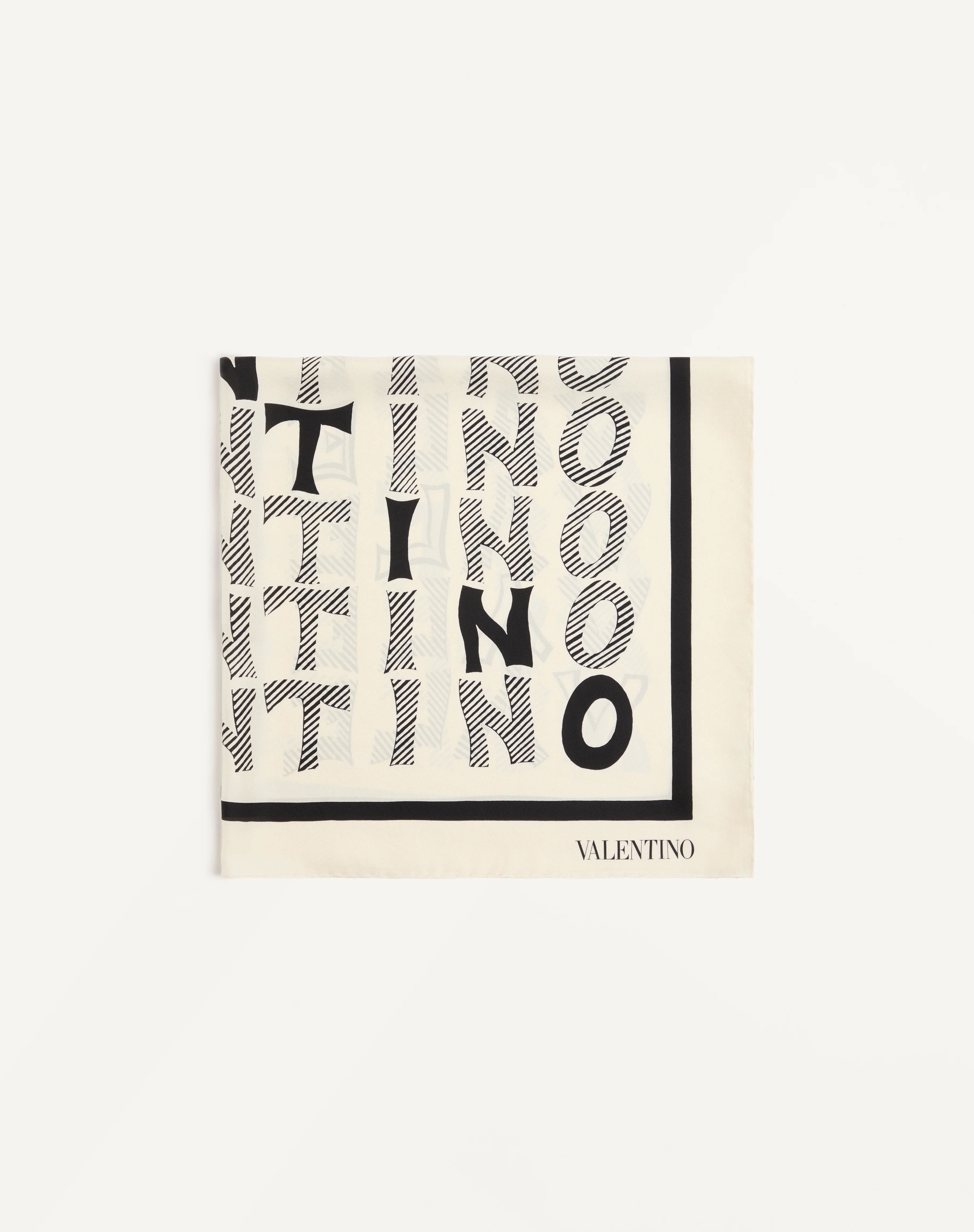 LE FOU DE L'ARCHIVE SILK SCARF FROM THE VALENTINO ARCHIVE - 1