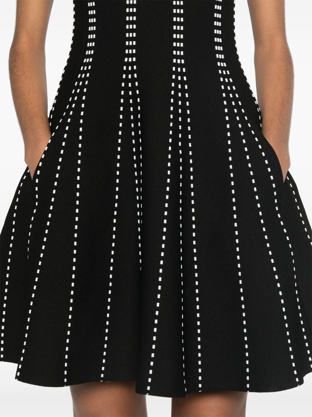 knitted mini dress - 5