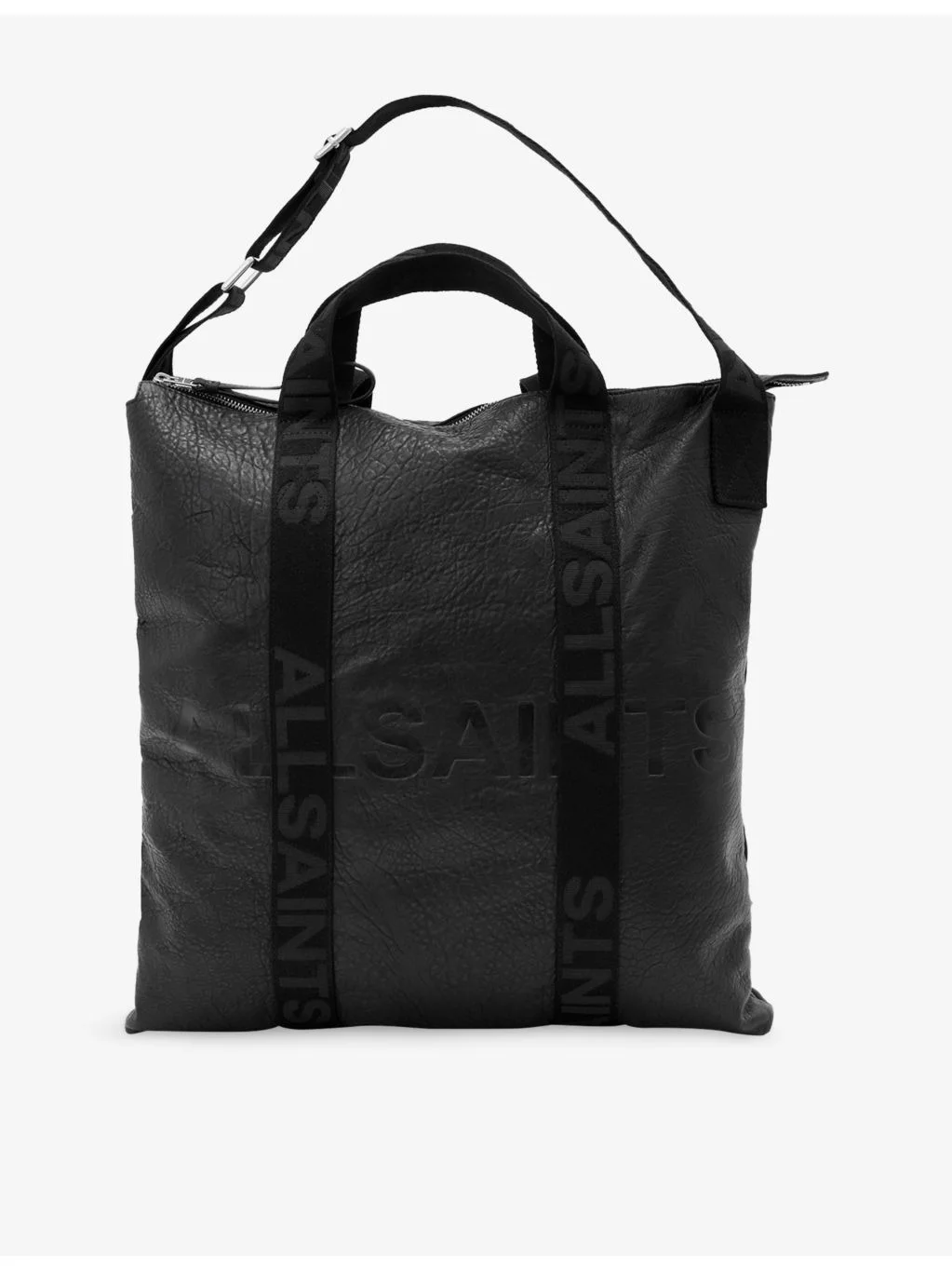 Kei Branded Leather Backpack - 1