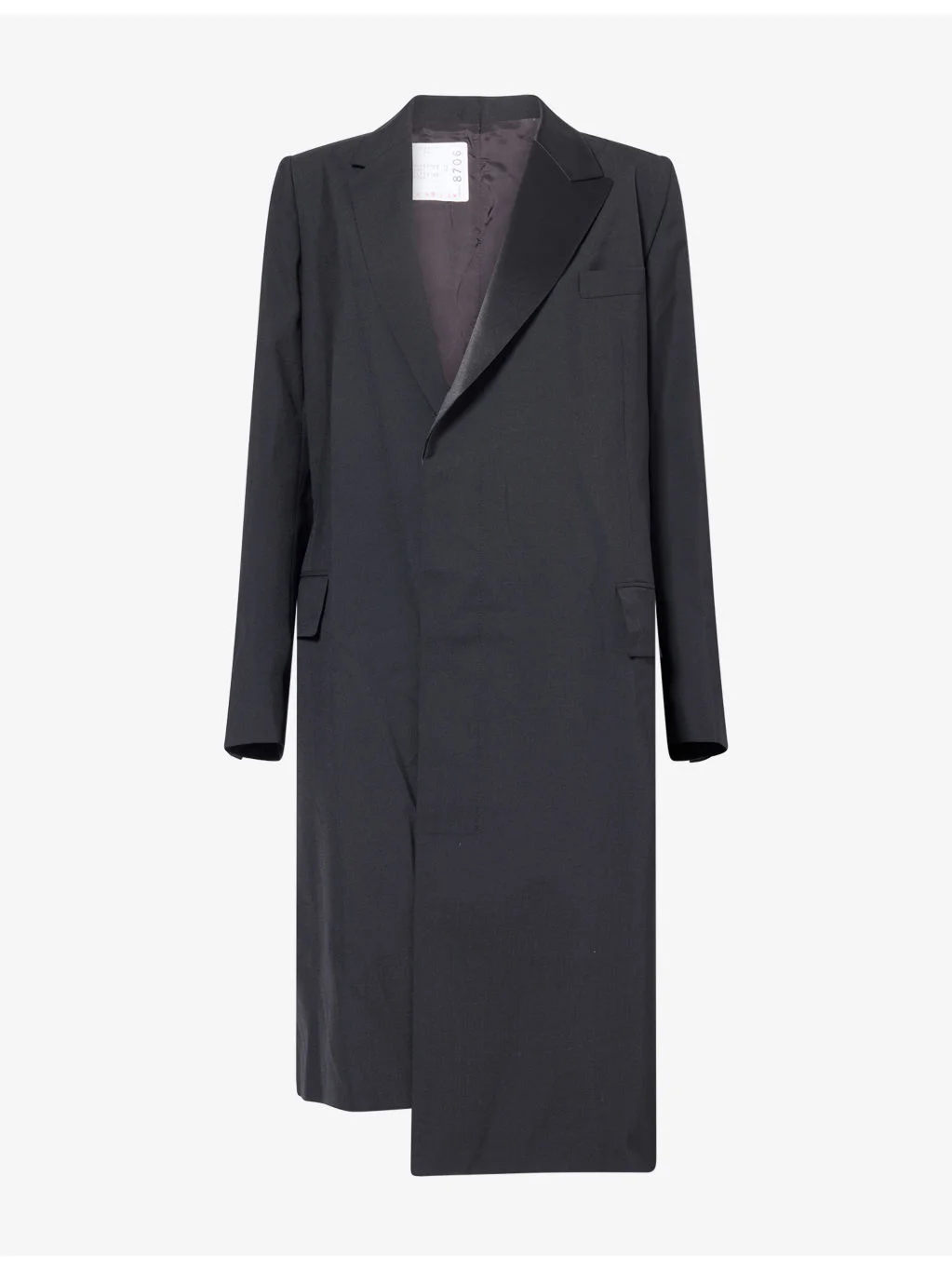Wrap-Over Wool-Blend Coat - 1