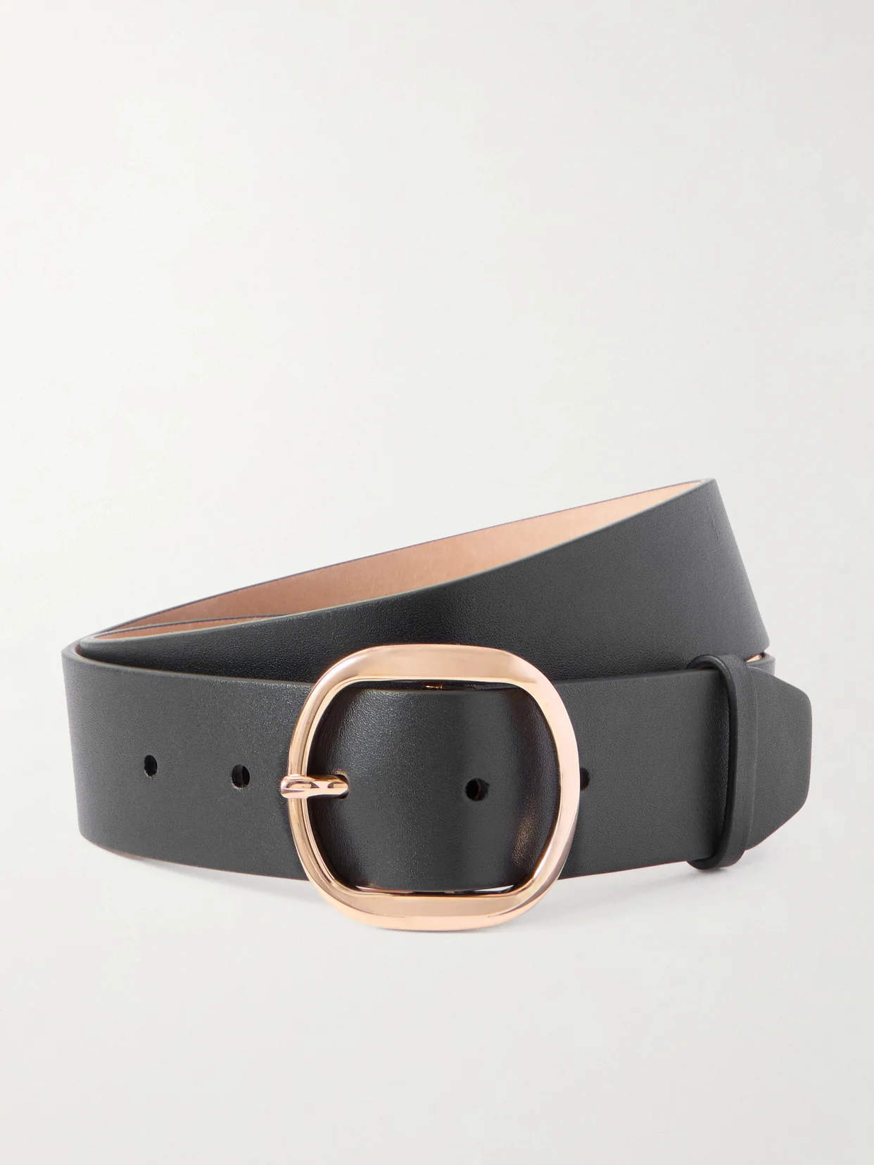 Elster Textured-leather Belt - 1