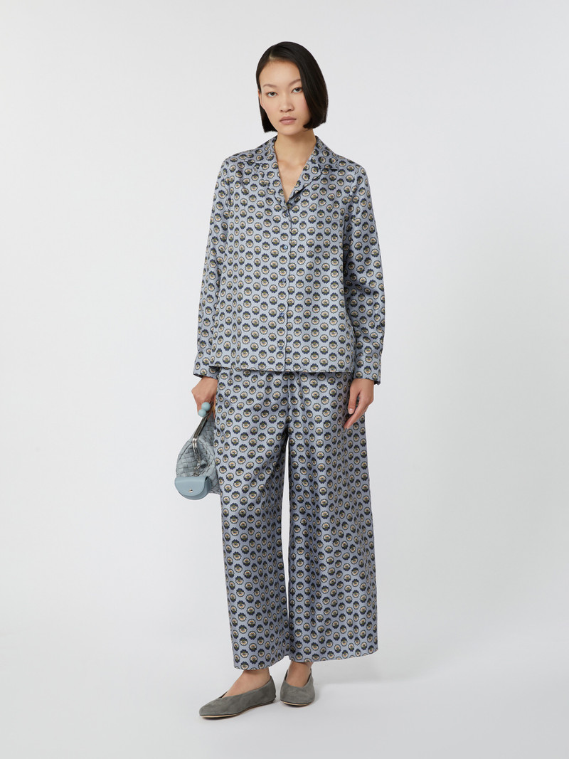 WEEKEND Max Mara TORTONA Wide-fit silk trousers outlook