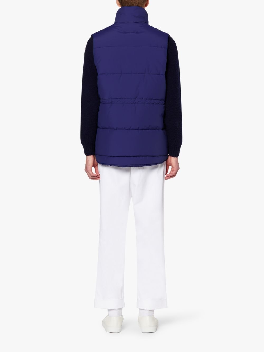 OSAKA BLUE RAIN SYSTEM WOOL & NYLON BLEND GILET | GQF-304 - 3