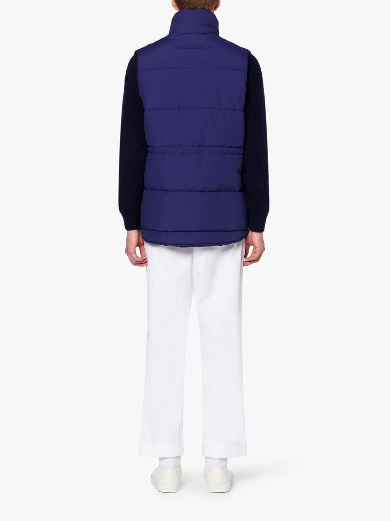 OSAKA BLUE RAIN SYSTEM WOOL & NYLON BLEND GILET | GQF-304 3