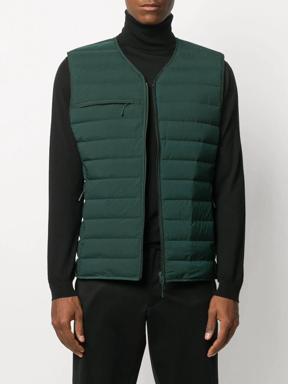 sleeveless padded jacket - 4