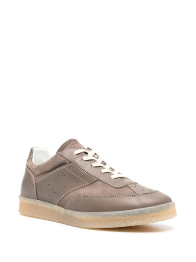 MM6 Maison Margiela low-top leather sneakers outlook