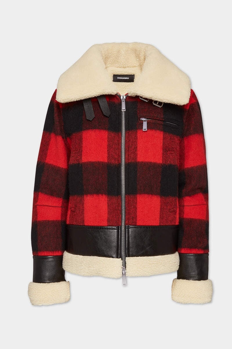WOOL AVIATOR JACKET - 1