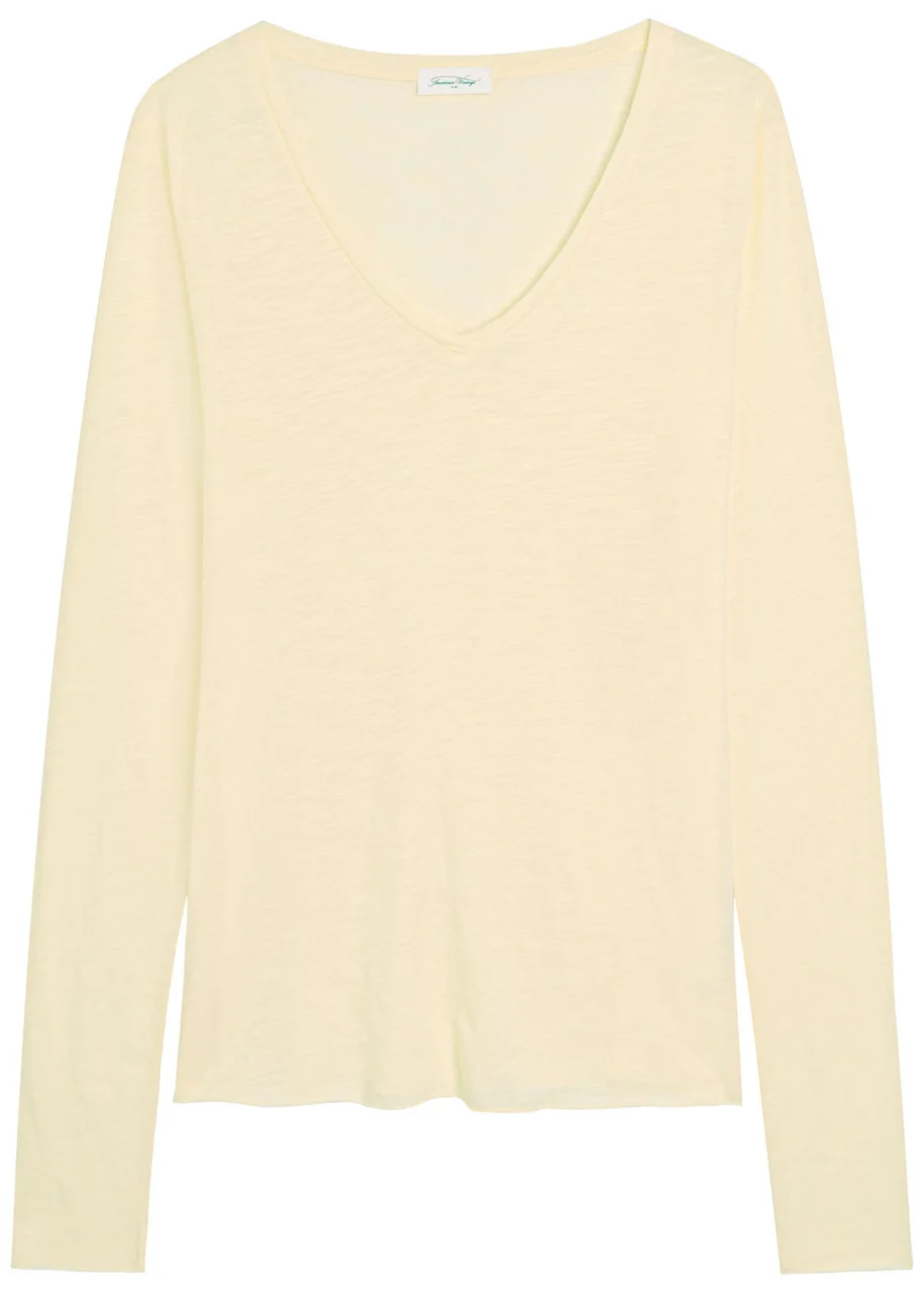 American Vintage Jacksonville Slubbed Cotton-blend top - 1