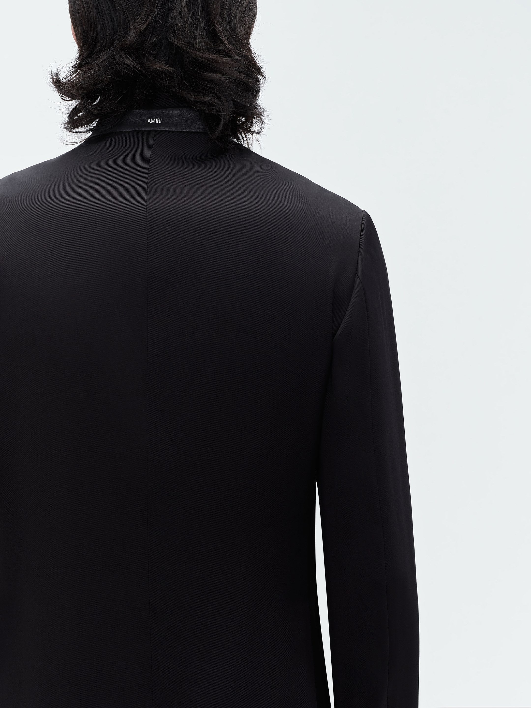 DOUBLE BREASTED STAND COLLAR BLAZER - 7