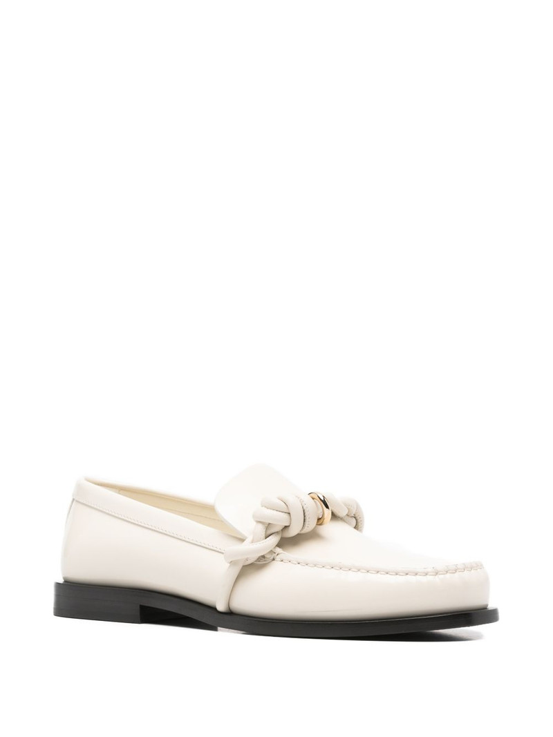 Jil Sander knotted-upper loafers outlook