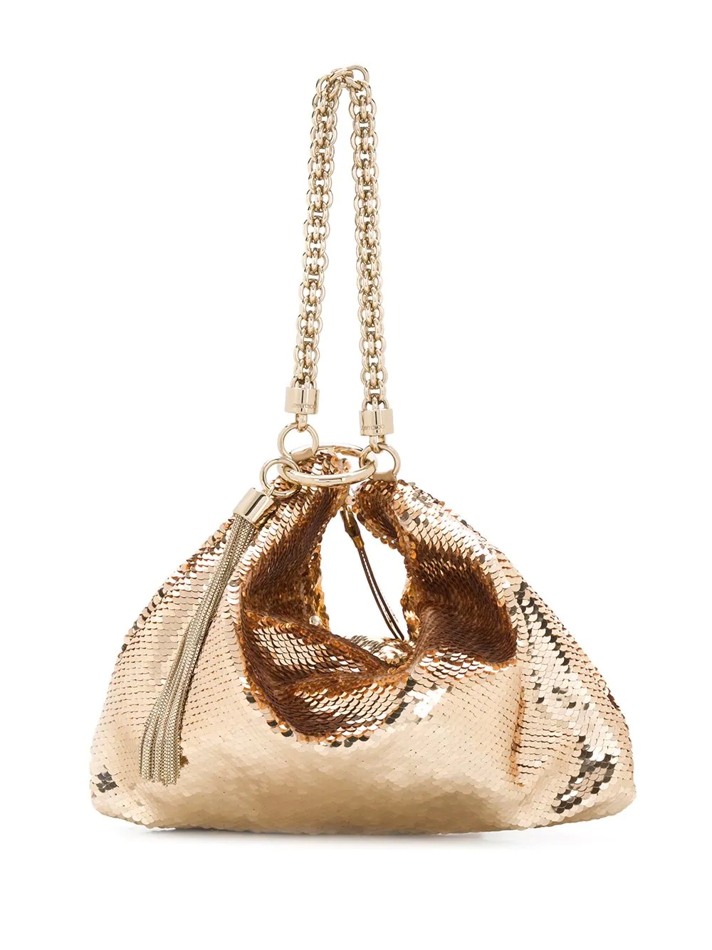 Callie sequin-embellished clutch bag - 1