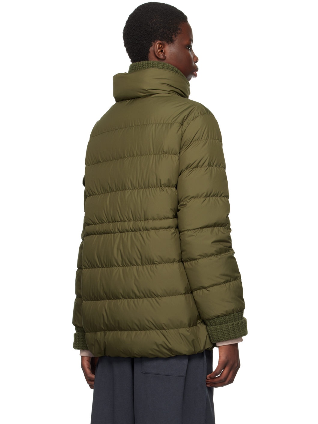 Green Baux Short Down Jacket - 3