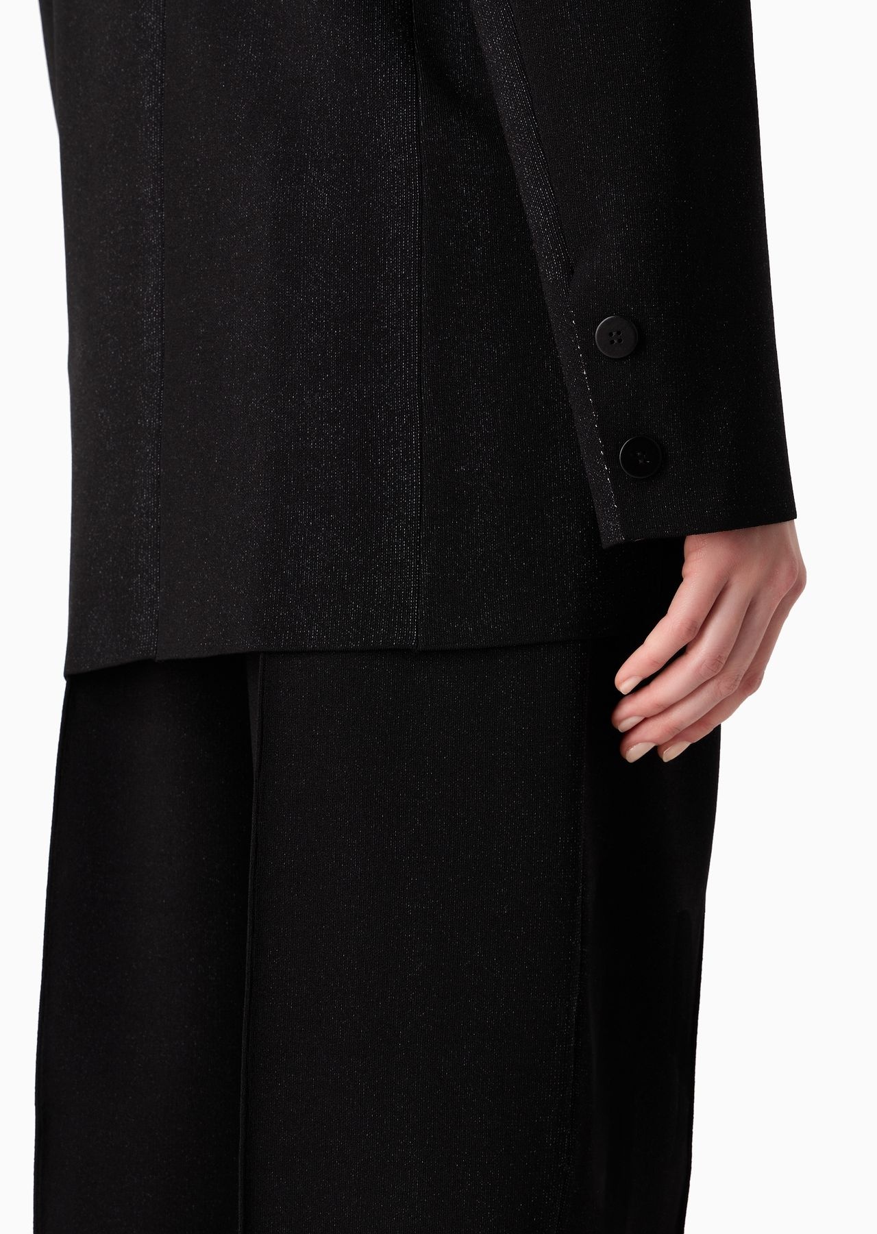 Straight-cut trousers in a bonded silk blend - 5