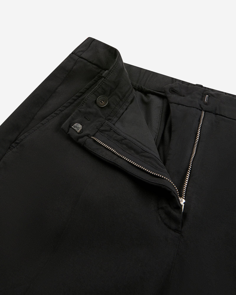 SLOWEAR Regular fit trousers in cotton gabardine and lyocell outlook