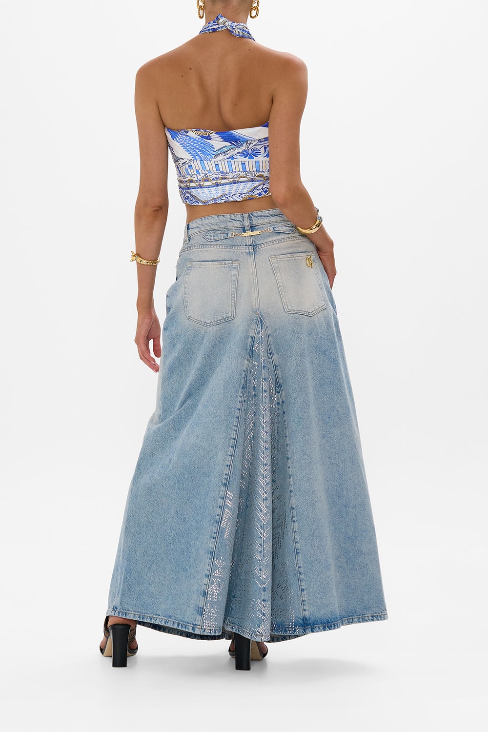 ALIKA OASIS ODYSSEY A-LINE MAXI SKIRT - 4