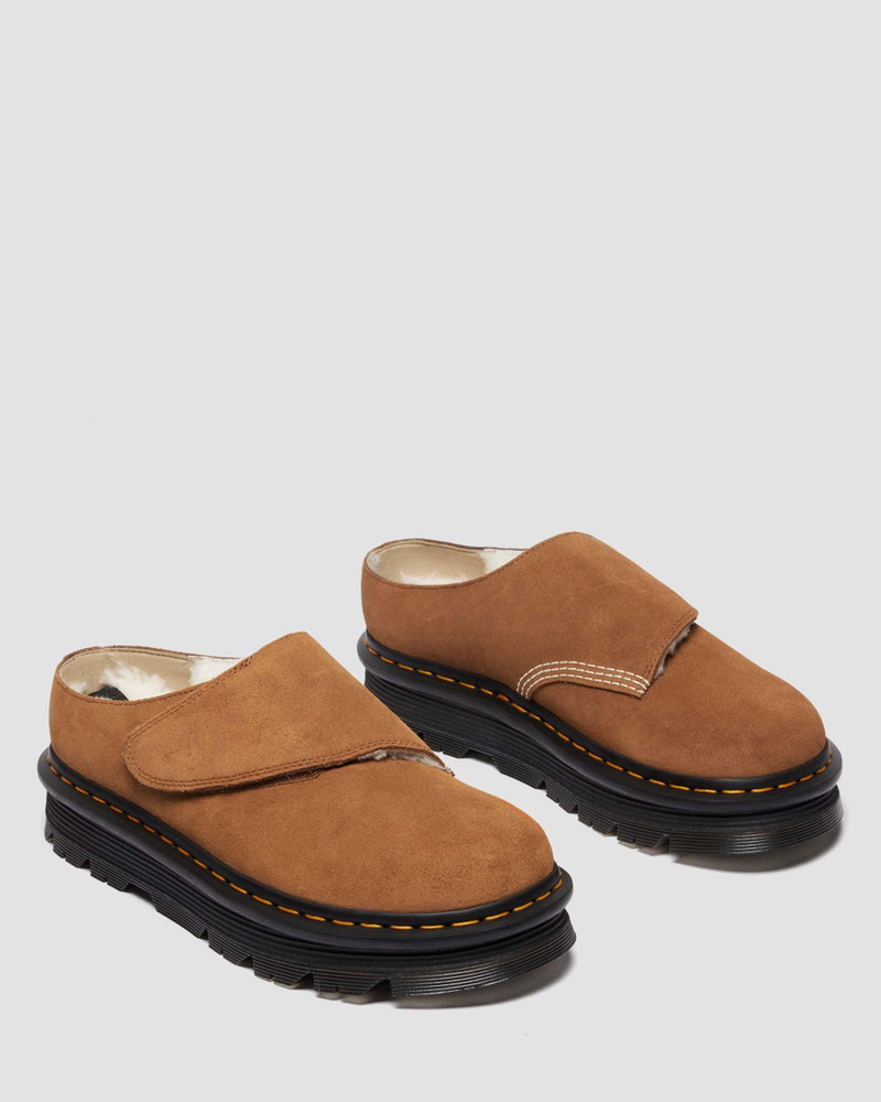ZEBZAG ANYWAIR Warm Lined Suede Mules 5