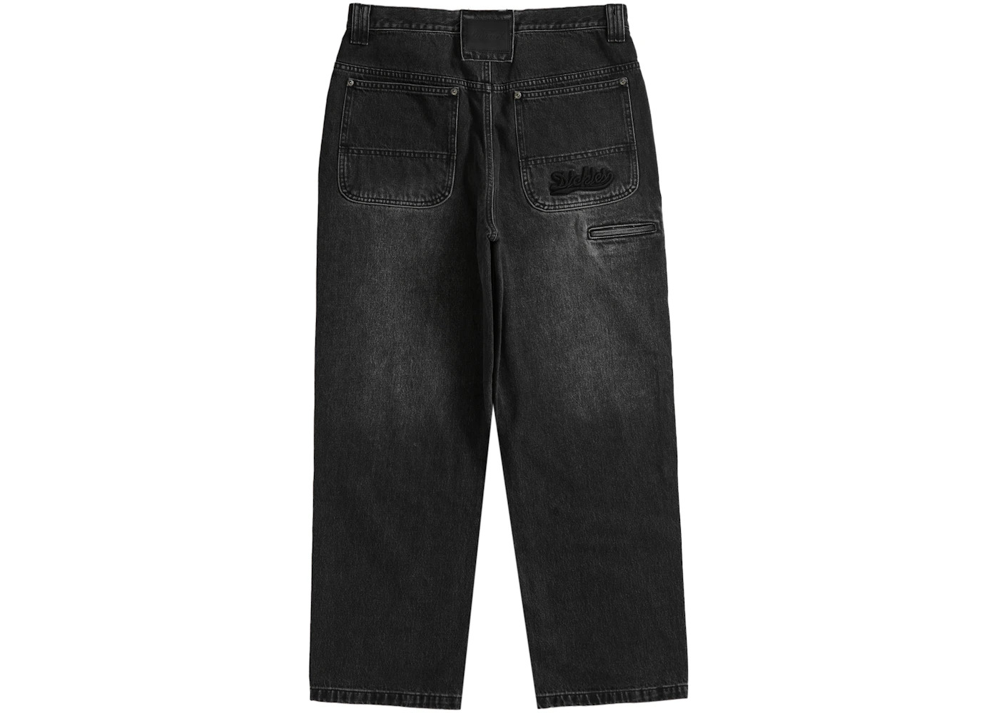 Supreme Dickies Double Knee Baggy Jean Washed Black - 2